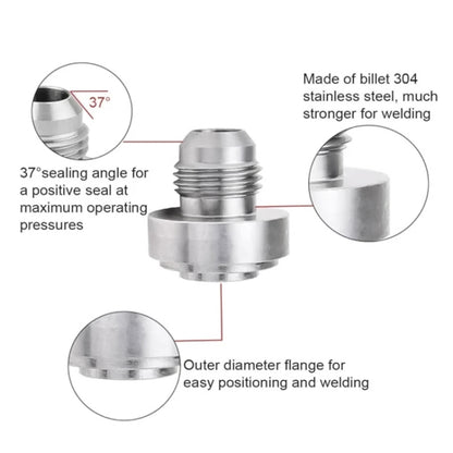 AN6 Car Oil Pipe Joint Breathable Pot Connector - In Car by buy2fix | Online Shopping UK | buy2fix