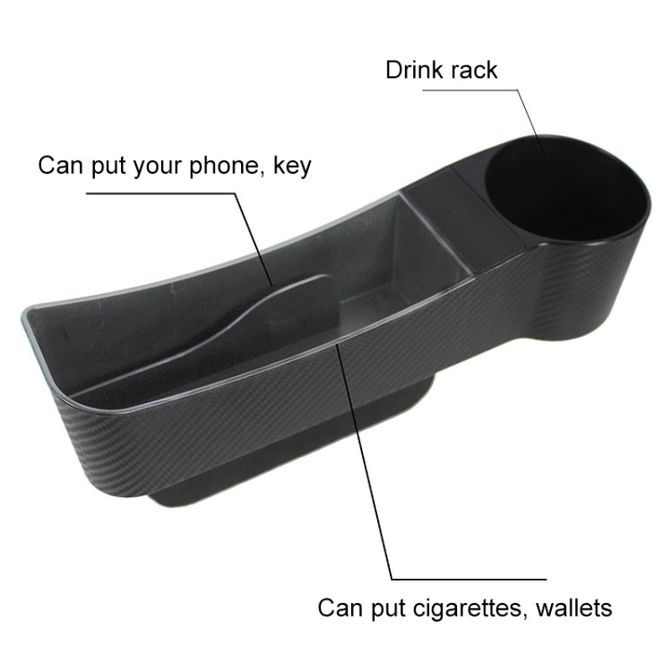 CARFU AC-2294 Car Seat Gap Multi-function Storage Box(White) - Stowing Tidying by CARFU | Online Shopping UK | buy2fix