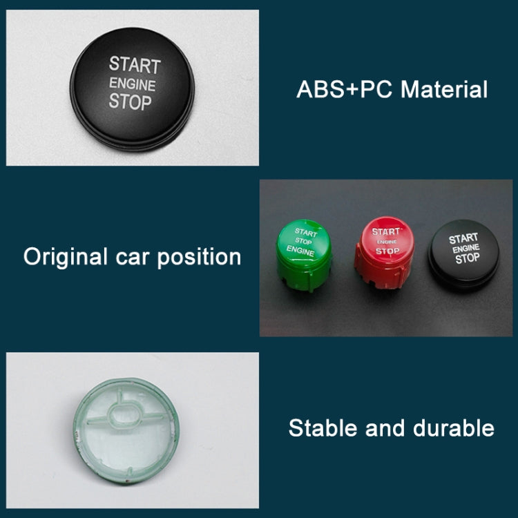 One-key Start Engine Stop Switch Button for Land Rover Range Rover Executive, Left Driving (Green) - Car Switches by buy2fix | Online Shopping UK | buy2fix