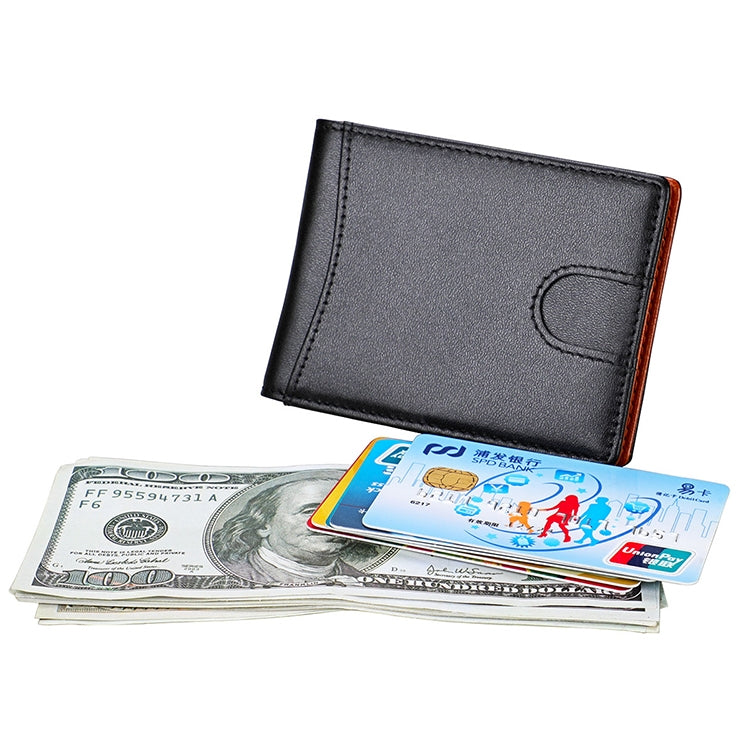 9601 Antimagnetic RFID Mini Crazy Horse Texture Leather Wallet Billfold - Antimagnetic RFID Package by buy2fix | Online Shopping UK | buy2fix