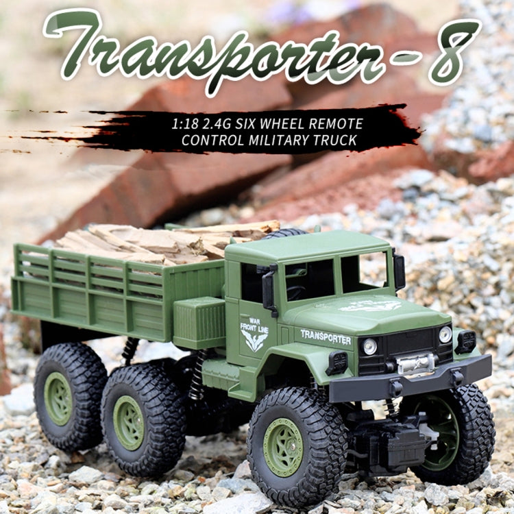 JJR/C 1:18 2.4Ghz 4 Channel Remote Control Dongfeng 8 Six-wheeled Armor Truck Vehicle Toy(Green) - RC Cars by JJR/C | Online Shopping UK | buy2fix