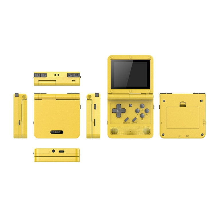 Powkiddy V90 3.0 inch IPS Screen 64-bit Retro Handheld Game Console with 16GB Memory (Yellow) - Toys & Hobbies by buy2fix | Online Shopping UK | buy2fix