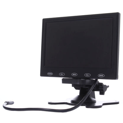 7.0 inch 800*480 Car Surveillance Cameras Monitor with Adjustable Angle Holder & Remote Control, Support VGA / HDMI / AV(Black) - Car Monitor by buy2fix | Online Shopping UK | buy2fix