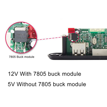 Car 12V Audio MP3 Player Decoder Board FM Radio TF USB 3.5 mm AUX, with Bluetooth and Recording - Car MP3 & MP4 & MP5 by buy2fix | Online Shopping UK | buy2fix