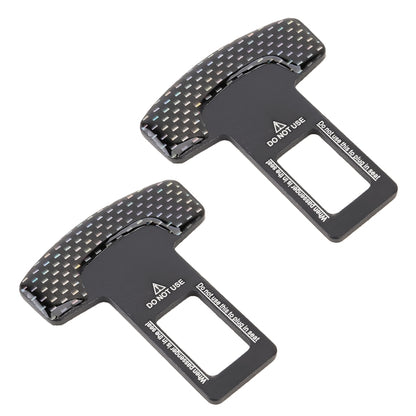 Car Carbon Fibre Safety Seat Belt Buckle Clip - In Car by buy2fix | Online Shopping UK | buy2fix