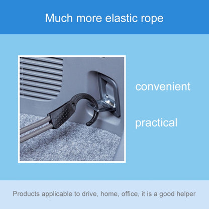 Reusable Car Fastening Rope Car Adjustable Elastic Rope Trunk Storage Hooks Strap Fastening Vehicle Fastening Rope, Length: 1.2m(Black) - Auto Fastener & Clips by buy2fix | Online Shopping UK | buy2fix