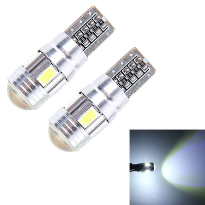 2PCS T10 3W White Light 6 SMD 5630 LED Error-Free Canbus Car Clearance Lights Lamp, DC 12V - Clearance Lights by buy2fix | Online Shopping UK | buy2fix