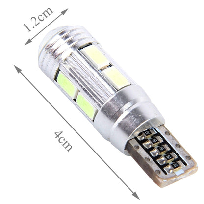 2PCS T10 6W Ice Blue Light 10 SMD 5630 LED Error-Free Canbus Car Clearance Lights Lamp, DC 12V - Clearance Lights by buy2fix | Online Shopping UK | buy2fix