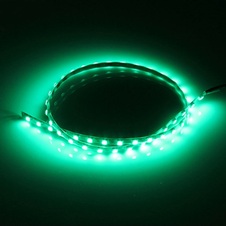 5 PCS 45 LED 3528 SMD Waterproof Flexible Car Strip Light for Car Decoration, DC 12V, Length: 90cm(Green Light) - Decorative Lights by buy2fix | Online Shopping UK | buy2fix