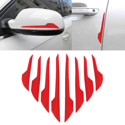 8 PCS Car Vehicle Door Side Guard Anti Crash Strip Exterior Avoid Bumps Collsion Impact Protector Sticker(Red) - Anti Collision Sticker by buy2fix | Online Shopping UK | buy2fix