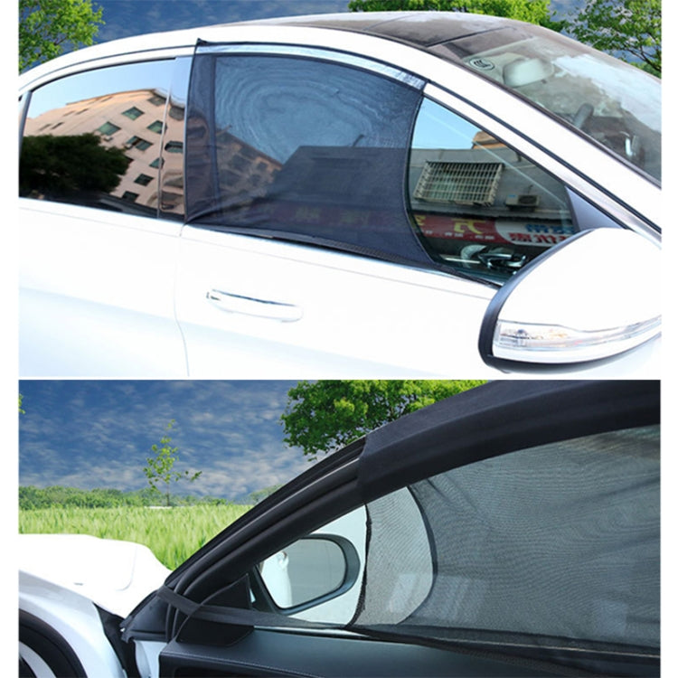 2 PCS Car Front Window Net Yarn Sunscreen Insulation Window Sunshade Cover, Size: 75*50cm - Sound & Heat Insulation Cotton by buy2fix | Online Shopping UK | buy2fix