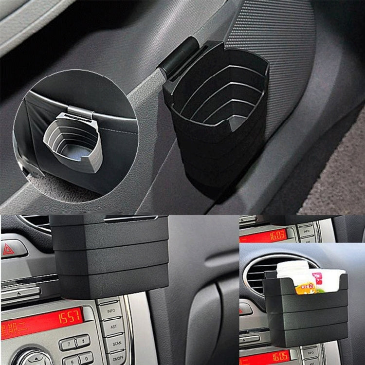 SHUNWEI SD-1019 Universal Console Car French Fry Drink Can Plastic Stand Holder for MP3 Phone Cigarette and Other Small Items(Black) - Car Drink Holders by SHUNWEI | Online Shopping UK | buy2fix