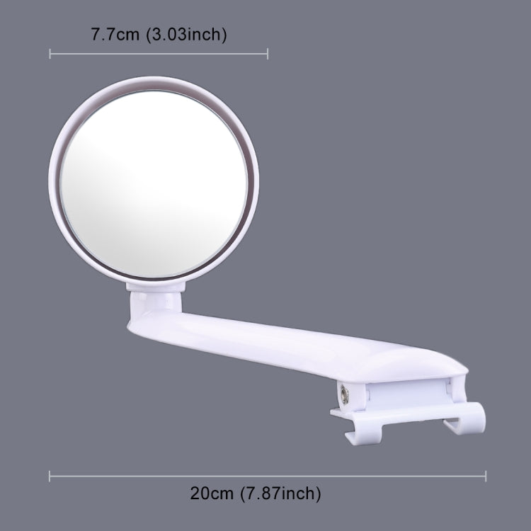 3R-094 Auxiliary Rear View Mirror Car Adjustable Blind Spot Mirror Wide Angle Auxiliary Rear View Side Mirror for Left Mirror(White) - Convex Mirror & Accessories by 3R | Online Shopping UK | buy2fix