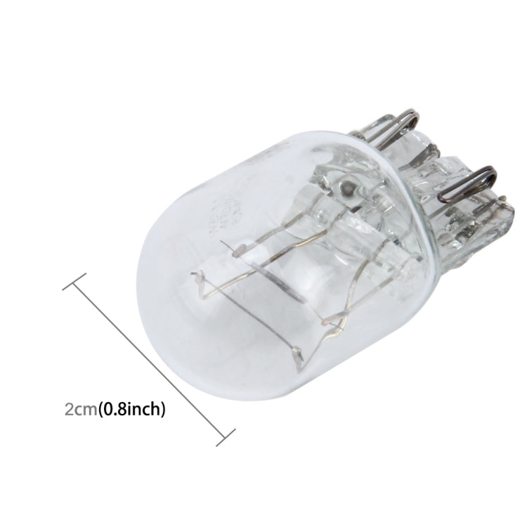 10 PCS 7443 3W Car Turn Light with Glass Shell, DC 12V (Warm White) - Arrow Turn Lights by buy2fix | Online Shopping UK | buy2fix