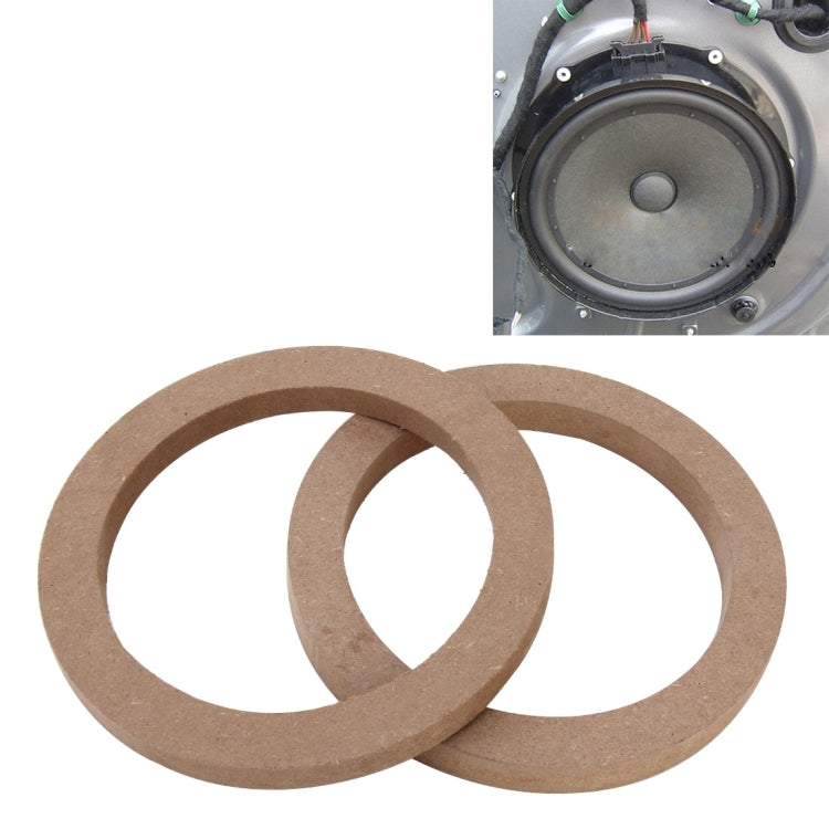 2 PCS Car Auto Universal Wood Loudspeaker Base Protection Cover Holder Mat, Inner Diameter: 14.5cm - In Car by buy2fix | Online Shopping UK | buy2fix