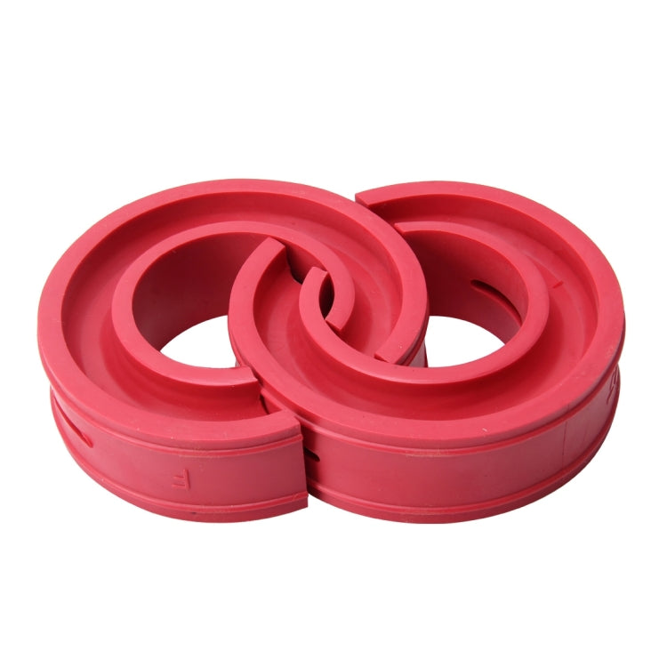 2 PCS Car Auto C Type Shock Absorber Spring Bumper Power Cushion Buffer, Spring Spacing: 27mm, Colloid Height: 50mm(Red) - In Car by buy2fix | Online Shopping UK | buy2fix