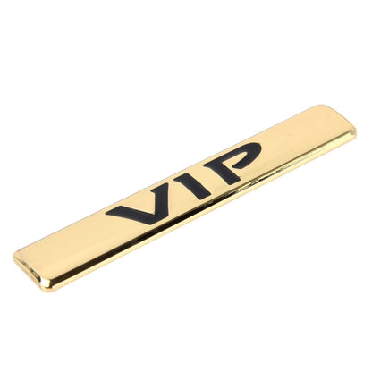 Auto VIP Sticker  VIP Label Car Stickers 3D Metal Fashion VIP Logo Car Stickers,Size:9.5*1.5cm(Gold) - Decorative Sticker by buy2fix | Online Shopping UK | buy2fix