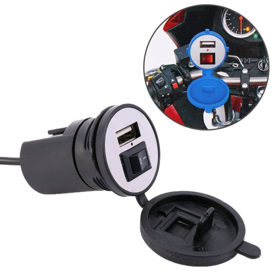 Universal Motorcycle USB Phone Charger Fast Charging, Random Color Delivery - Battery Charger by buy2fix | Online Shopping UK | buy2fix