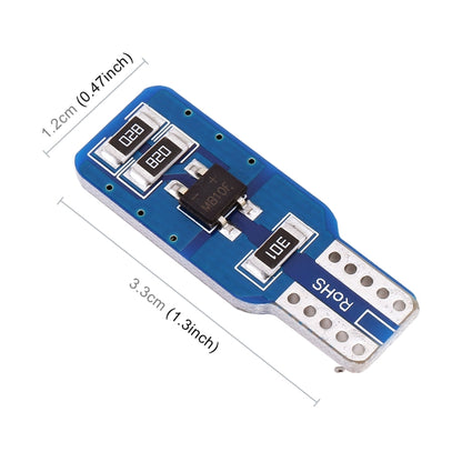 2 PCS T10 / W5W / 168 / 194 DC12V 1.2W 6000K 80LM 33LEDs SMD-3014 Car Reading Lamp Clearance Light, with Decoder - Clearance Lights by buy2fix | Online Shopping UK | buy2fix