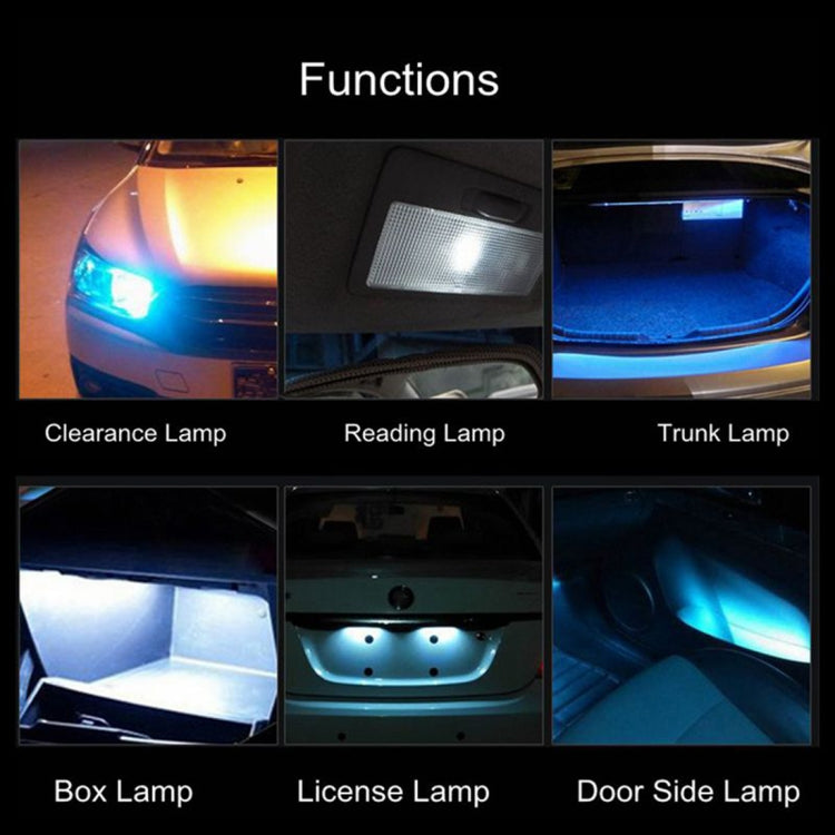 2 PCS T10 / W5W / 168 / 194 DC12V 1.2W 6000K 80LM 33LEDs SMD-3014 Car Reading Lamp Clearance Light, with Decoder - Clearance Lights by buy2fix | Online Shopping UK | buy2fix