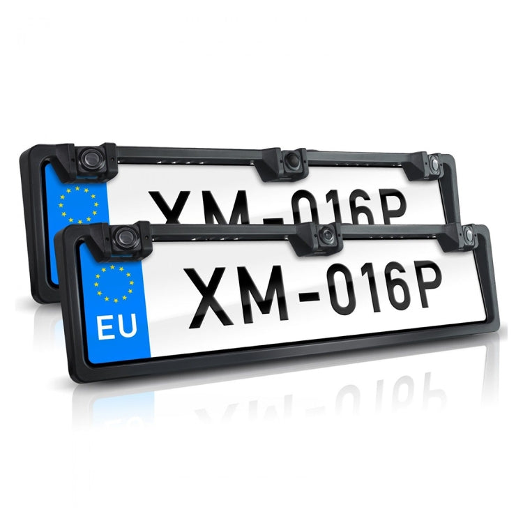 PZ600L-2 Europe Car License Plate Frame Front Rear View Camera - In Car by buy2fix | Online Shopping UK | buy2fix