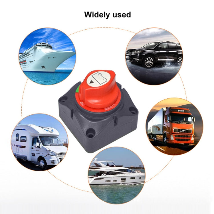 Car Auto RV Marine Boat Battery Selector Isolator Disconnect Rotary Switch Cut - In Car by buy2fix | Online Shopping UK | buy2fix