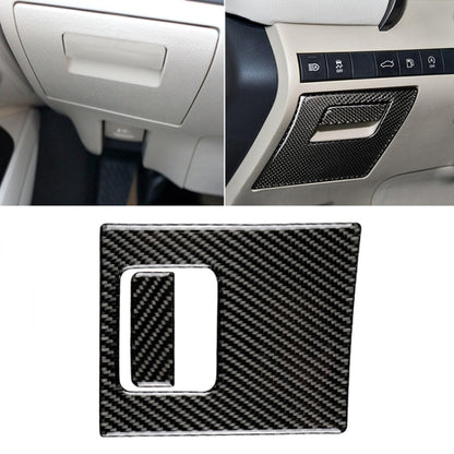 2 in 1 Car Carbon Fiber Main Driving Storage Box Handle Decorative Sticker for Toyota Eighth Generation Camry 2018-2019, Left Drive -  by buy2fix | Online Shopping UK | buy2fix