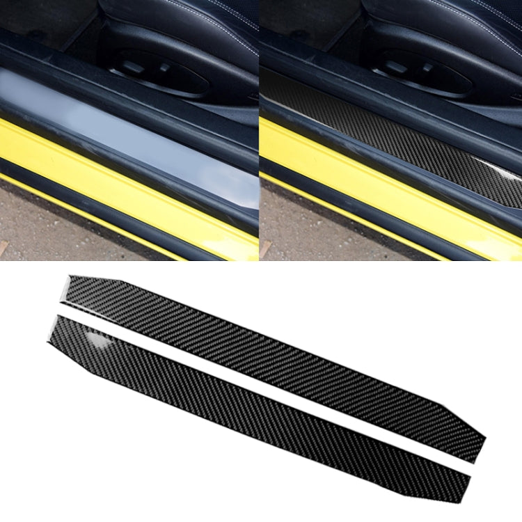 2 PCS Car Carbon Fiber Welcome Pedal Decorative Sticker for Chevrolet Camaro 2017-2019 - Car Interior Mouldings by buy2fix | Online Shopping UK | buy2fix