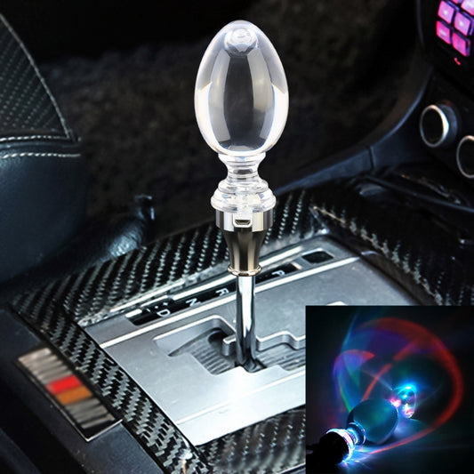 Universal Car Egg Shaped Crystal Gear Head Gear Shift Knob with Light -  by buy2fix | Online Shopping UK | buy2fix