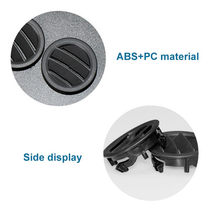 Car Left Side Dashboard Small Air Outlet Circular Air-conditioning Outlet for Mercedes-Benz C Class W204 (Black) - In Car by buy2fix | Online Shopping UK | buy2fix