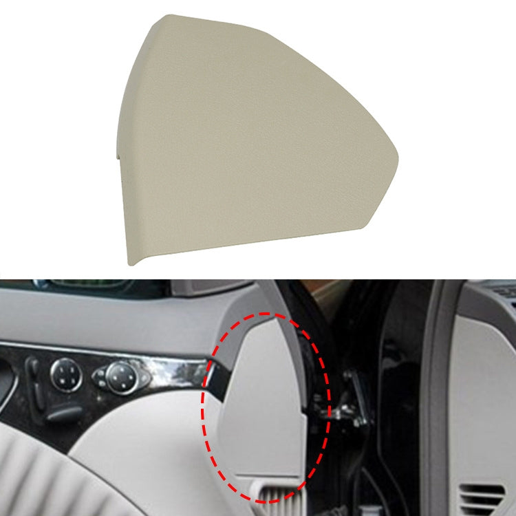 Car Right Side Front Door Trim Panel Plastic Cover 2117270148  for Mercedes-Benz E Class W211 2003-2008 (Light Yellow) - In Car by buy2fix | Online Shopping UK | buy2fix