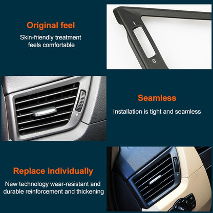 Car Left Side Air Conditioner Vent Panel for BMW X1, Left Driving(Color: Bright) - In Car by buy2fix | Online Shopping UK | buy2fix