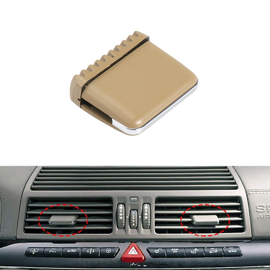 Car Left and Right Side Air Conditioning Exhaust Switch Paddle for Mercedes-Benz S Class W220 1998-2005, Left Driving (Khaki) - In Car by buy2fix | Online Shopping UK | buy2fix