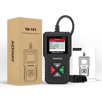 YA101 Car Mini Code Reader OBD2 Fault Detector Diagnostic Tool - In Car by buy2fix | Online Shopping UK | buy2fix