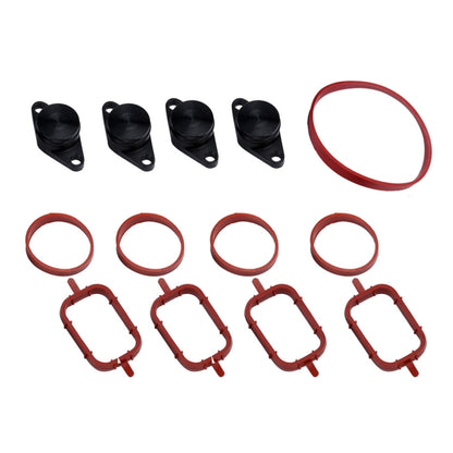 4x22mm Car Swirl Flap Air Intake Aluminum Gasket Remove Repair Kit(Black) - In Car by buy2fix | Online Shopping UK | buy2fix