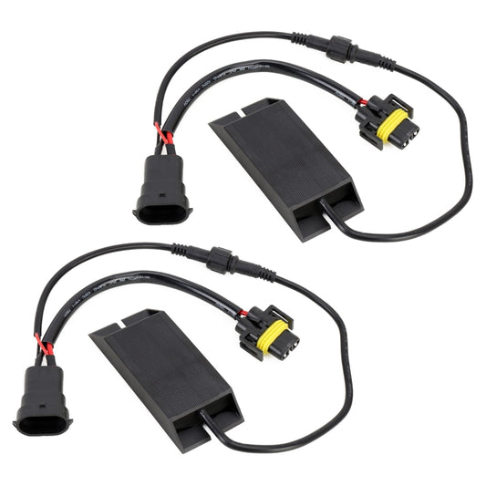 2 PCS H11 DC12V 50W 6 Ohms Fog Light Split Dual Resistance Decoder - In Car by buy2fix | Online Shopping UK | buy2fix