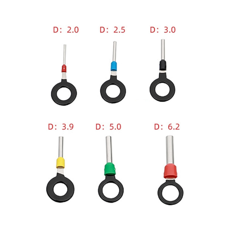 6 in 1 Car Plug Circuit Board Wire Harness Terminal Extraction Pick Connector Crimp Pin Back Needle Remove Tool - In Car by buy2fix | Online Shopping UK | buy2fix