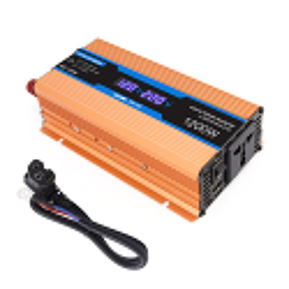 Carmaer 48V to 220V 1200W Car Multi-function Double Digital Display Inverter Household Power Converter - In Car by buy2fix | Online Shopping UK | buy2fix