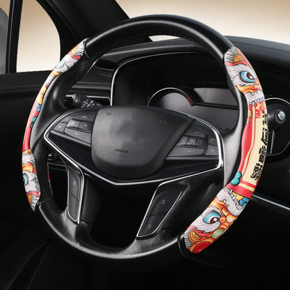 Car Universal China-Chic Relief Steering Wheel Cover (Lucky Strike) - In Car by buy2fix | Online Shopping UK | buy2fix