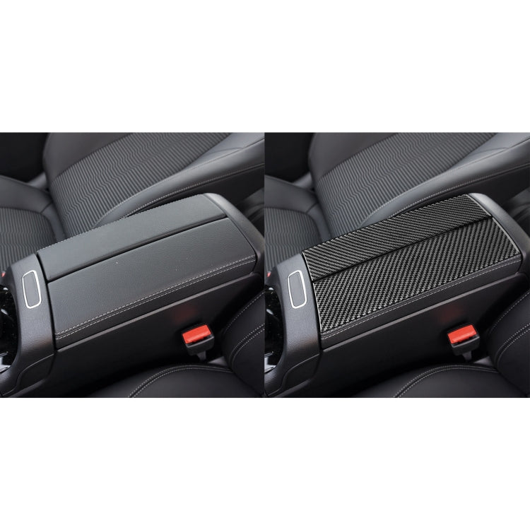 2 PCS / Set Carbon Fiber Car Armrest Box Panel Decorative Sticker for Mercedes-Benz B-Class 2019 / GLB 2020,Left and Right Drive Universal - In Car by buy2fix | Online Shopping UK | buy2fix