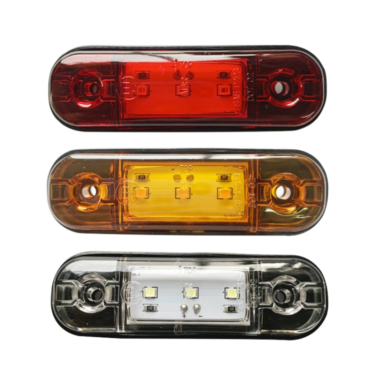 5 PCS MK-327 Car / Truck 3LEDs Side Marker Indicator Light Tail Light (White Light) - In Car by buy2fix | Online Shopping UK | buy2fix