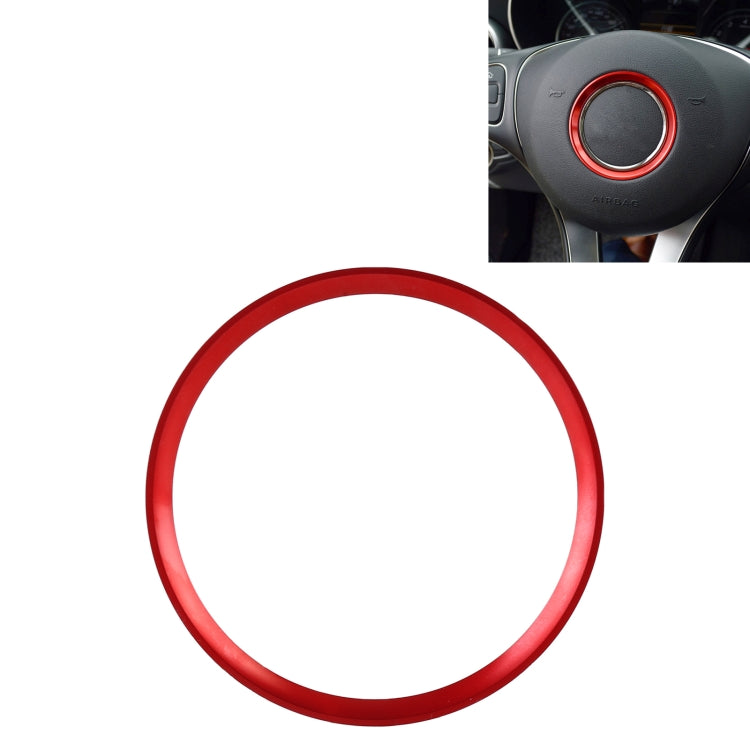 Car Steering Wheel Decorative Ring Cover for Mercedes-Benz,Inner Diameter: 5.8cm (Red) - In Car by buy2fix | Online Shopping UK | buy2fix