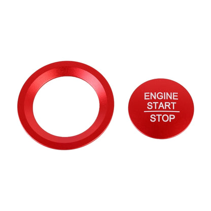 Car Engine Start Key Push Button Ring Trim Sticker for Honda(Red) - In Car by buy2fix | Online Shopping UK | buy2fix