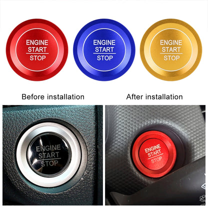 Car Engine Start Key Push Button Ring Trim Sticker for Honda(Red) - In Car by buy2fix | Online Shopping UK | buy2fix