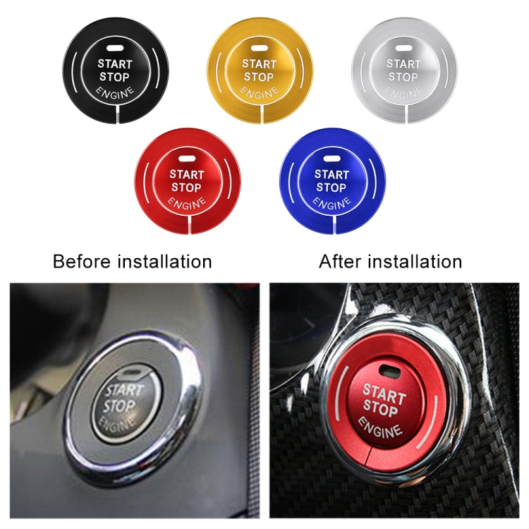 Car Engine Start Key Push Button Ring Trim Sticker for Infiniti (Silver) - In Car by buy2fix | Online Shopping UK | buy2fix