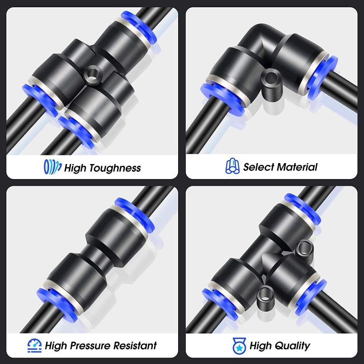 5/16 inch Polyurethane PU Air Hose Pipe Tube Kit, Length: 10m - In Car by buy2fix | Online Shopping UK | buy2fix