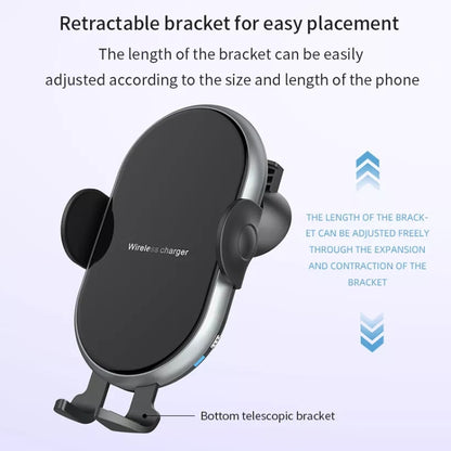 Car Smart Wireless Charger Phone Holder - In Car by buy2fix | Online Shopping UK | buy2fix