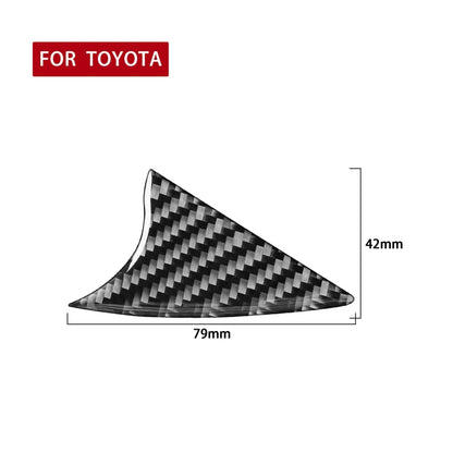 Car Carbon Fiber Air Conditioner Switch Decorative Sticker for Toyota Highlander 2014-2019, Left Drive - In Car by buy2fix | Online Shopping UK | buy2fix