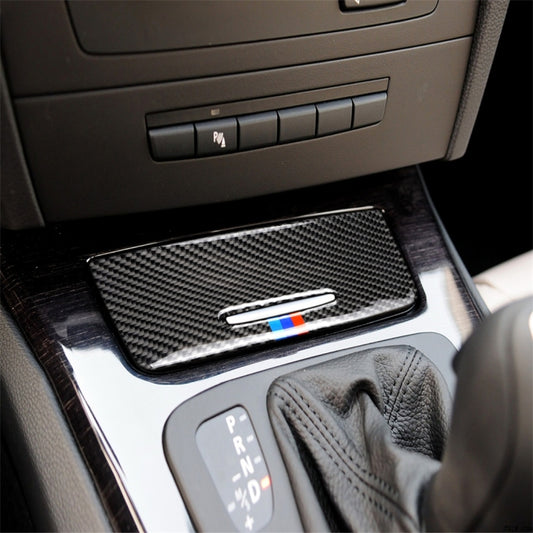 Three Color Carbon Fiber Car Ashtray Decorative Sticker for BMW E90 / E92 / E93 (2005-2012) -  by buy2fix | Online Shopping UK | buy2fix