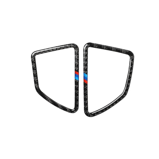 2 in 1 Car Carbon Fiber Tricolor Dashboard Air Outlet Decorative Sticker for BMW E70 X5 / E71 X6 2008-2013, Left Drive -  by buy2fix | Online Shopping UK | buy2fix